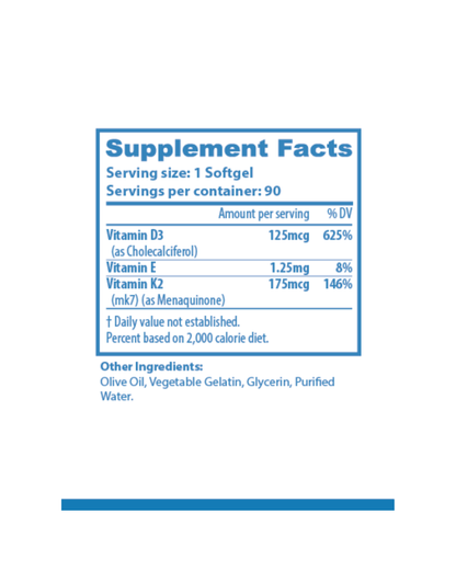 NutraCore D3 + K2